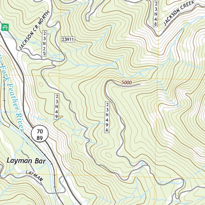 United States Geological Survey Johnsville, CA (2018, 24000-Scale) digital map