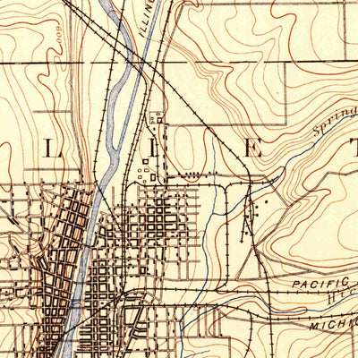 United States Geological Survey Joliet, IL (1892, 62500-Scale) digital map