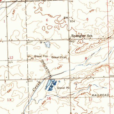 United States Geological Survey Joliet, IL (1954, 62500-Scale) digital map