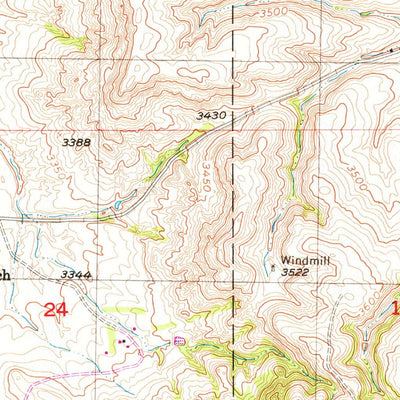 United States Geological Survey Jolly, SD (1954, 24000-Scale) digital map