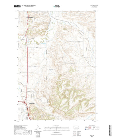 United States Geological Survey Jolly, SD (2021, 24000-Scale) digital map