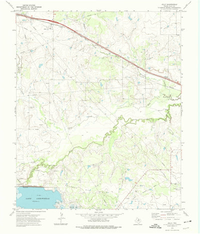 United States Geological Survey Jolly, TX (1972, 24000-Scale) digital map
