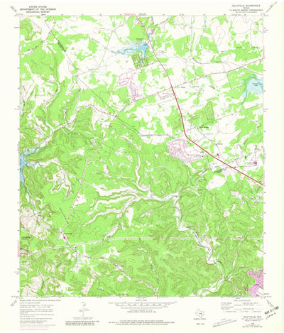 United States Geological Survey Jollyville, TX (1968, 24000-Scale) digital map