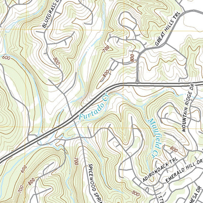 United States Geological Survey Jollyville, TX (2019, 24000-Scale) digital map