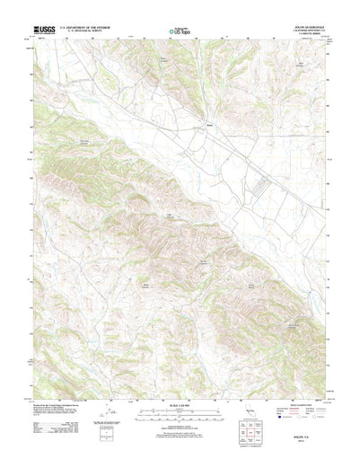United States Geological Survey Jolon, CA (2012, 24000-Scale) digital map
