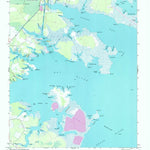 United States Geological Survey Jones Bay, NC (1950, 24000-Scale) digital map