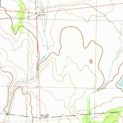 United States Geological Survey Jones Canyon, NM (1981, 24000-Scale) digital map