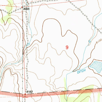 United States Geological Survey Jones Canyon, NM (1999, 24000-Scale) digital map
