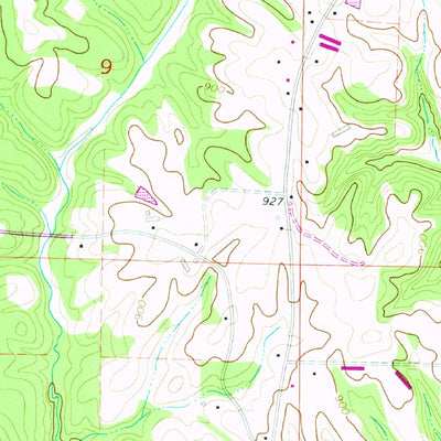 United States Geological Survey Jones Chapel, AL (1969, 24000-Scale) digital map