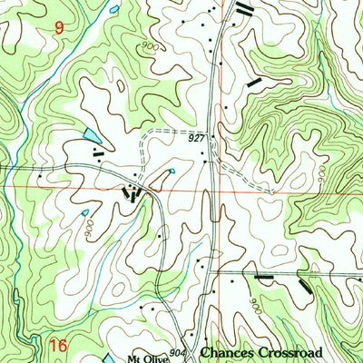 United States Geological Survey Jones Chapel, AL (2000, 24000-Scale) digital map
