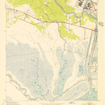 United States Geological Survey Jones Creek, TX (1943, 24000-Scale) digital map