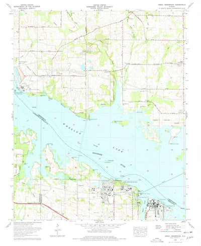United States Geological Survey Jones Crossroads, AL (1976, 24000-Scale) digital map