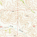 United States Geological Survey Jones Draw, WY (1970, 24000-Scale) digital map
