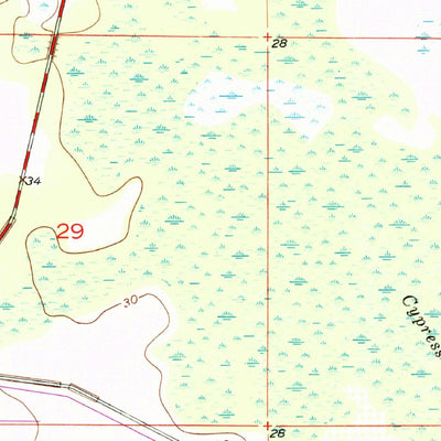 United States Geological Survey Jones Hammock, FL (1953, 24000-Scale) digital map