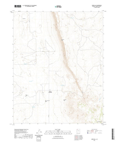United States Geological Survey Jones Hill, AZ (2021, 24000-Scale) digital map
