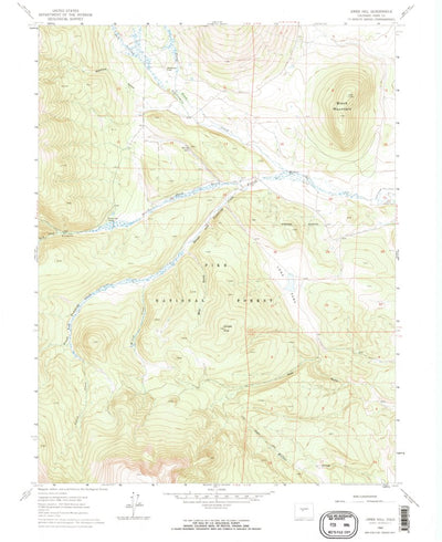 United States Geological Survey Jones Hill, CO (1960, 24000-Scale) digital map