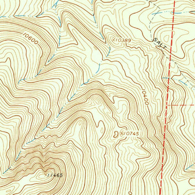 United States Geological Survey Jones Hill, CO (1960, 24000-Scale) digital map