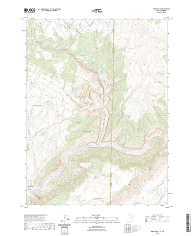 United States Geological Survey Jones Hole, UT (2023, 24000-Scale) digital map