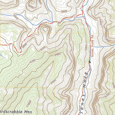 United States Geological Survey Jones Hole, UT (2023, 24000-Scale) digital map