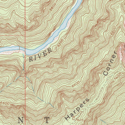 United States Geological Survey Jones Hole, UT-CO (1955, 24000-Scale) digital map