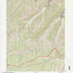 United States Geological Survey Jones Hollow, UT (1996, 24000-Scale) digital map