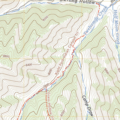 United States Geological Survey Jones Hollow, UT (2023, 24000-Scale) digital map