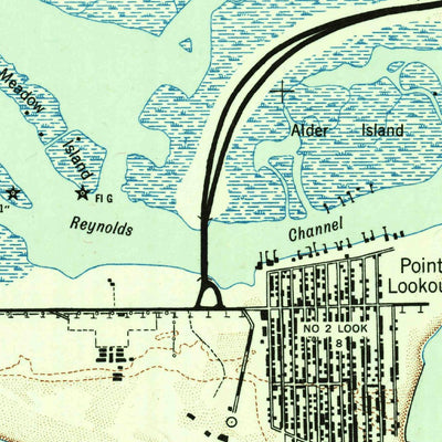 United States Geological Survey Jones Inlet, NY (1947, 24000-Scale) digital map