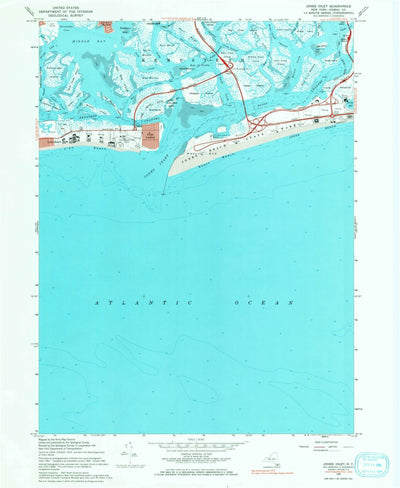 United States Geological Survey Jones Inlet, NY (1967, 24000-Scale) digital map