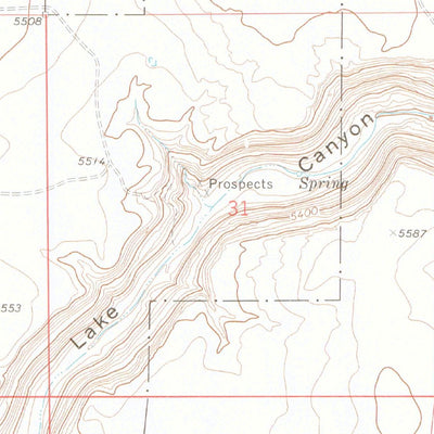 United States Geological Survey Jones Lake Spring, CO (1971, 24000-Scale) digital map