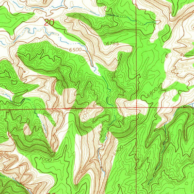 United States Geological Survey Jones Ranch School, NM (1963, 24000-Scale) digital map