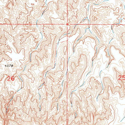 United States Geological Survey Jones Reservoir, WY (1966, 24000-Scale) digital map