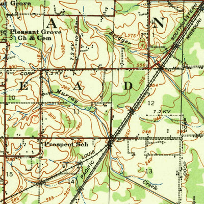 United States Geological Survey Jonesboro, AR (1939, 62500-Scale) digital map
