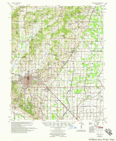 United States Geological Survey Jonesboro, AR (1958, 62500-Scale) digital map