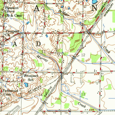 United States Geological Survey Jonesboro, AR (1958, 62500-Scale) digital map