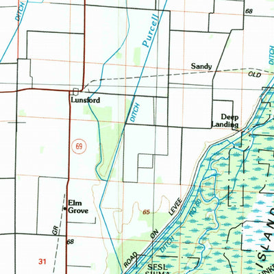 United States Geological Survey Jonesboro, AR-TN-MO (1986, 100000-Scale) digital map