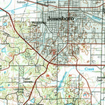United States Geological Survey Jonesboro, AR-TN-MO (1986, 100000-Scale) digital map