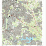 United States Geological Survey Jonesboro, GA (1993, 24000-Scale) digital map