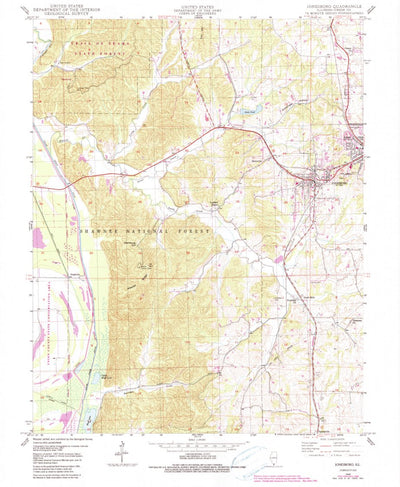 United States Geological Survey Jonesboro, IL (1948, 24000-Scale) digital map
