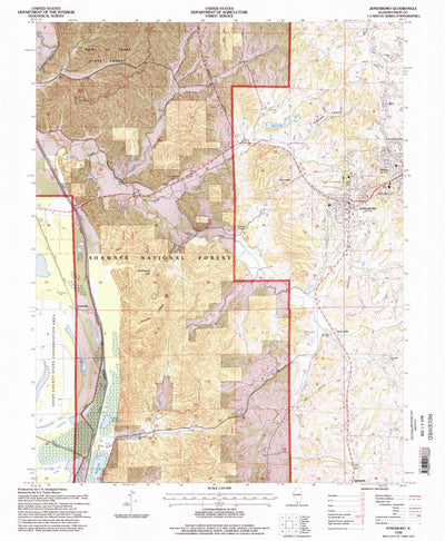 United States Geological Survey Jonesboro, IL (1996, 24000-Scale) digital map