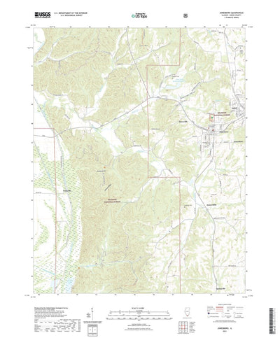 United States Geological Survey Jonesboro, IL (2021, 24000-Scale) digital map