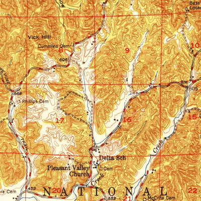 United States Geological Survey Jonesboro, IL-MO (1949, 62500-Scale) digital map
