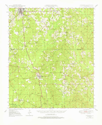 United States Geological Survey Jonesboro, LA (1949, 62500-Scale) digital map