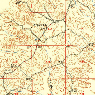 United States Geological Survey Jonesboro, LA (1950, 62500-Scale) digital map