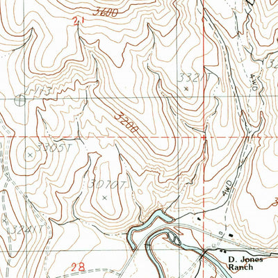 United States Geological Survey Jonesboro, OR (1990, 24000-Scale) digital map