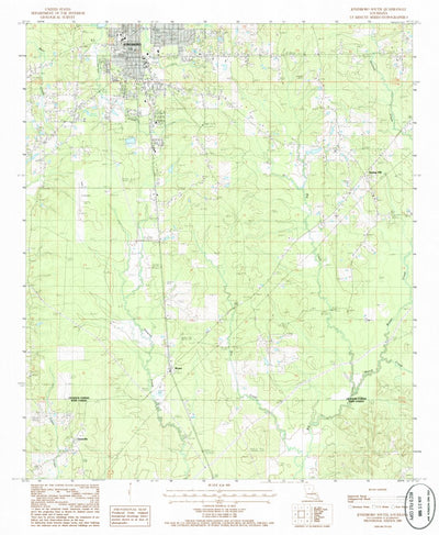 United States Geological Survey Jonesboro South, LA (1985, 24000-Scale) digital map