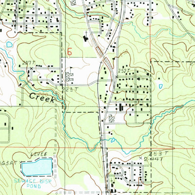 United States Geological Survey Jonesboro South, LA (1985, 24000-Scale) digital map