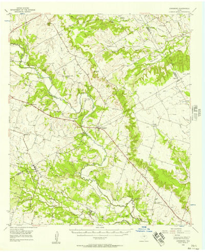 United States Geological Survey Jonesboro, TX (1956, 62500-Scale) digital map