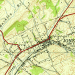 United States Geological Survey Jonesborough, TN (1939, 24000-Scale) digital map