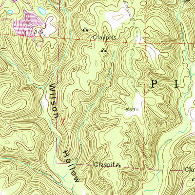 United States Geological Survey Jonesburg, MO (1973, 24000-Scale) digital map
