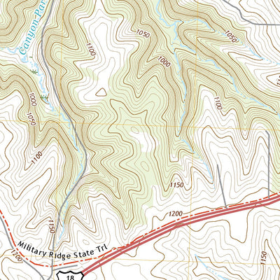 United States Geological Survey Jonesdale, WI (2022, 24000-Scale) digital map
